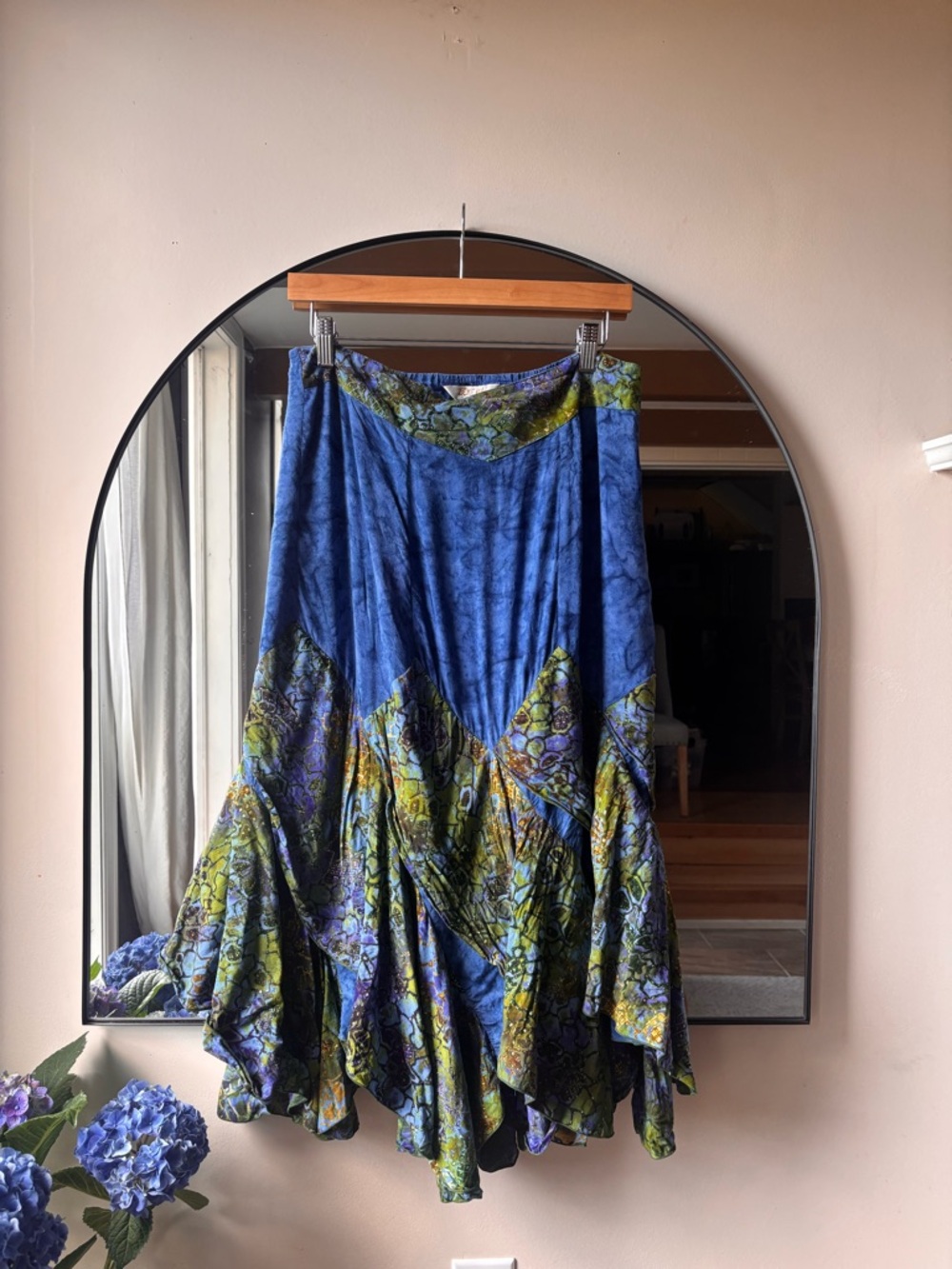 ZENERGY | boho festival vibes midi skirt| size medium